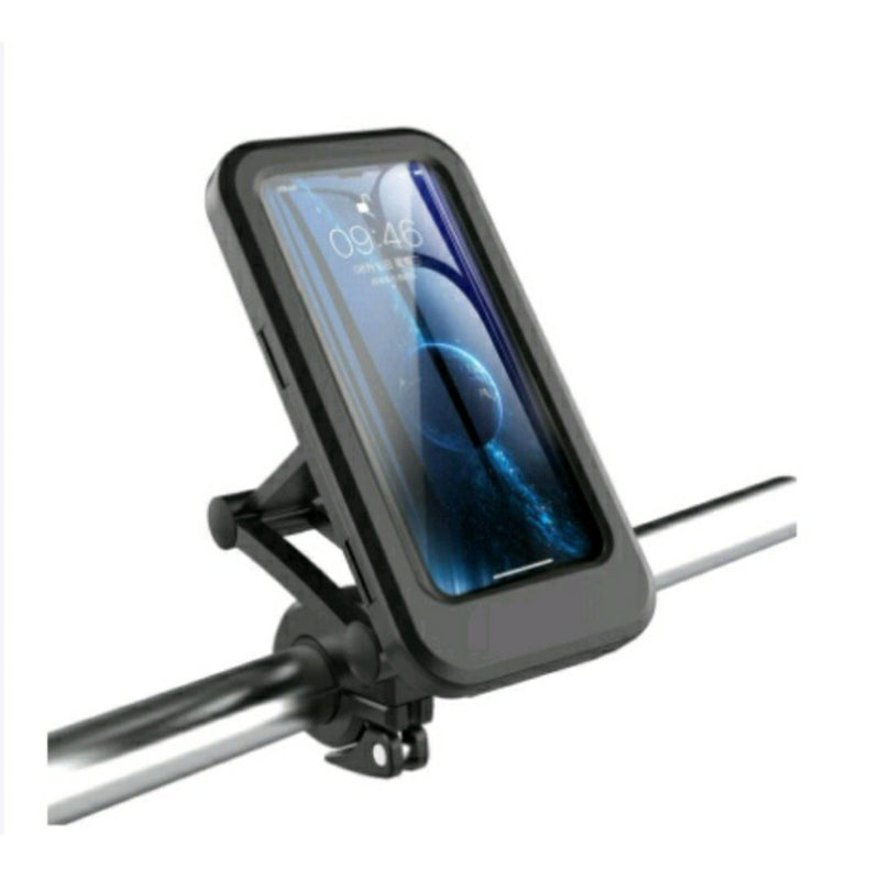 Suporte De Celular Guidão Articulado Para Moto e Bike Com Capa a Prova D'água